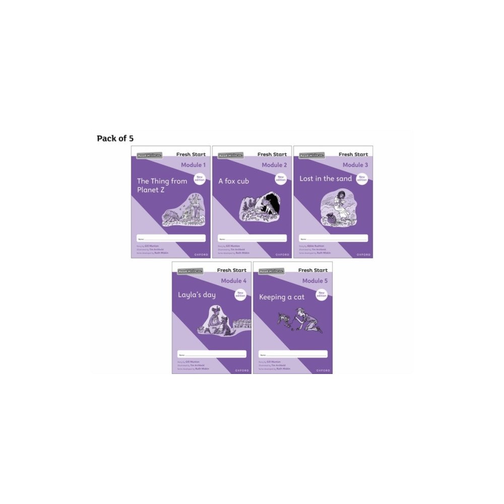 Oxford University Press Read Write Inc. Fresh Start: 2024 Modules 1-5 - Pack of 5 (häftad, eng)