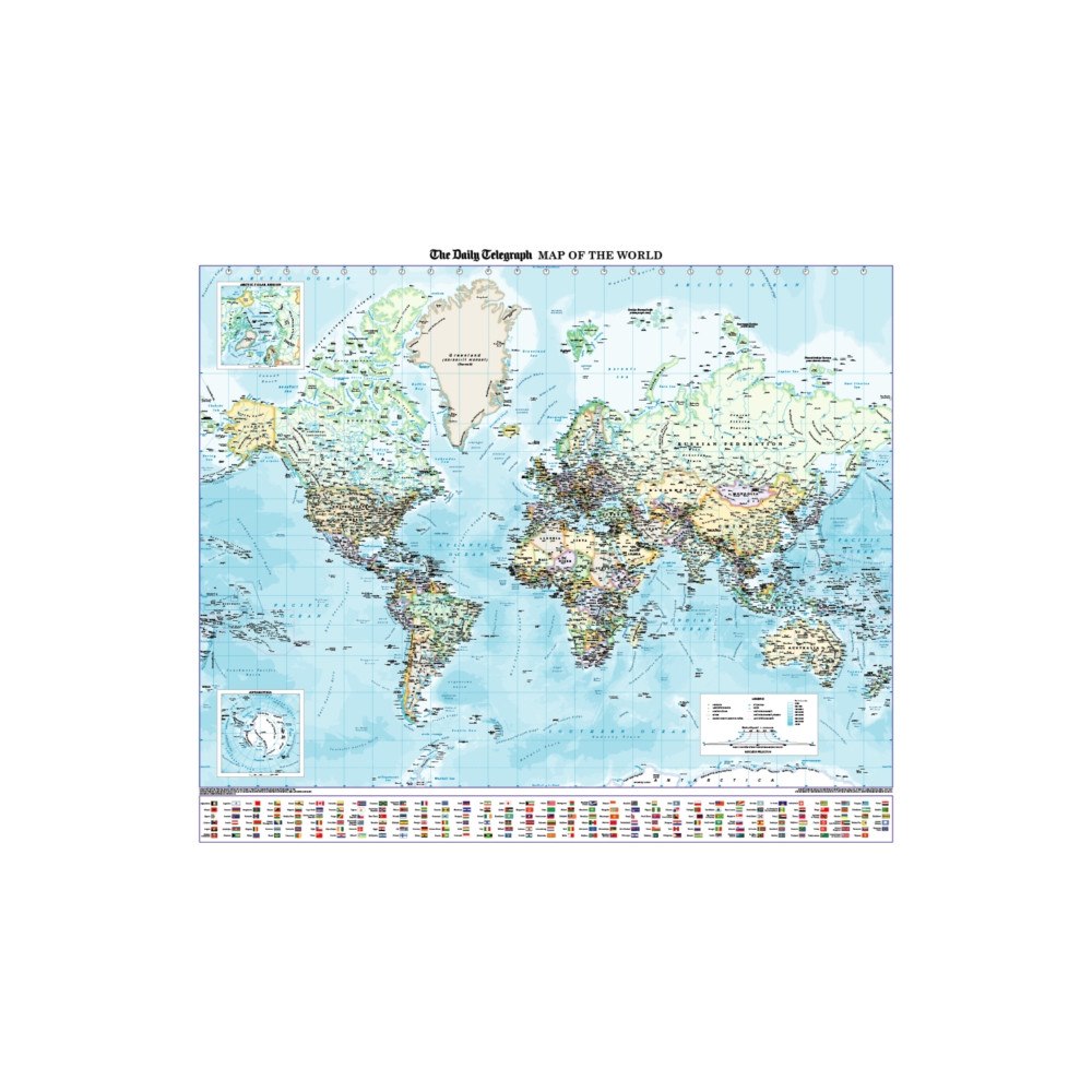 The Daily Telegrapgh The Daily Telegraph Map of the World (häftad, eng)