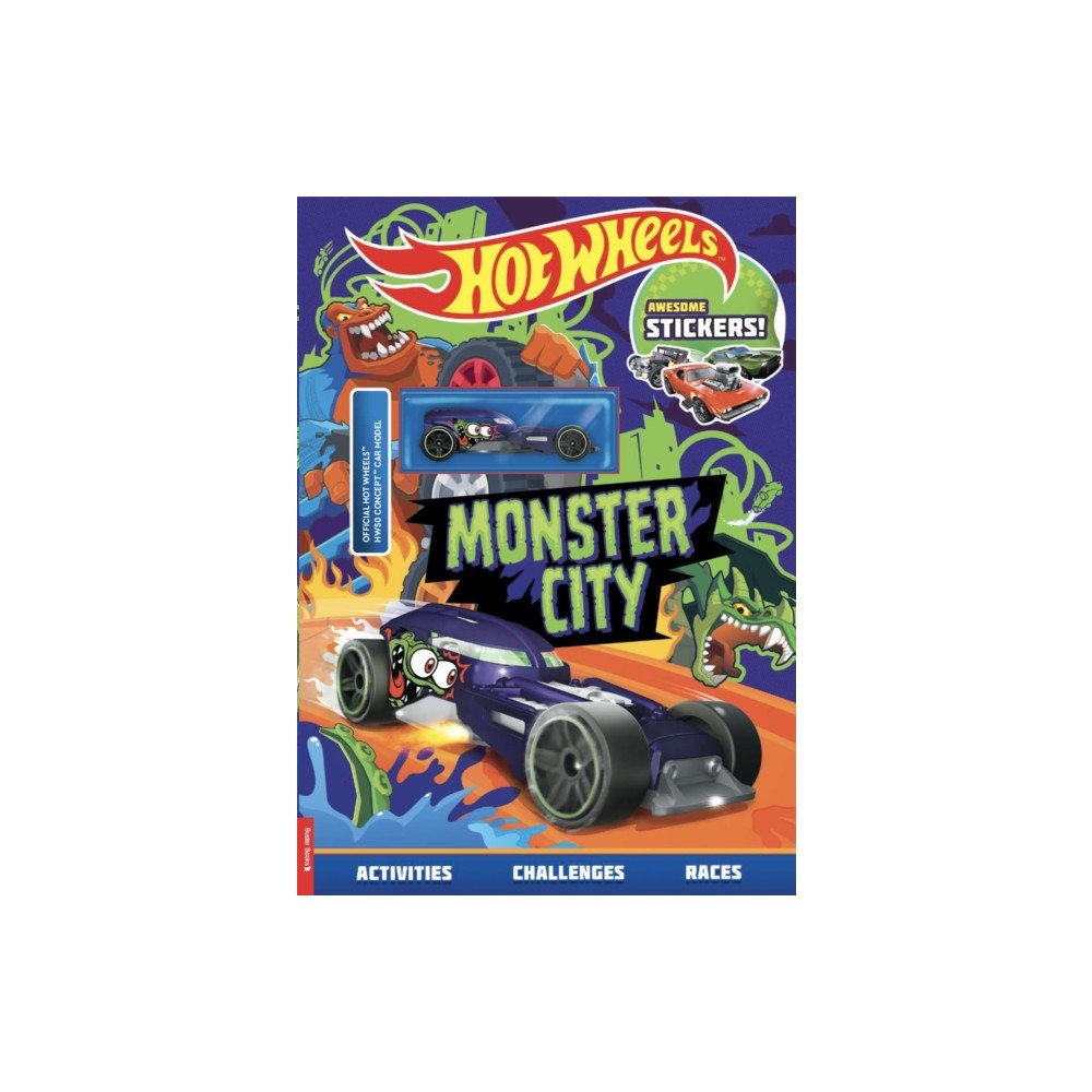 Michael O'Mara Books Ltd Hot Wheels™: Monster City (with stickers and HW50 Concept™ car model) (häftad, eng)