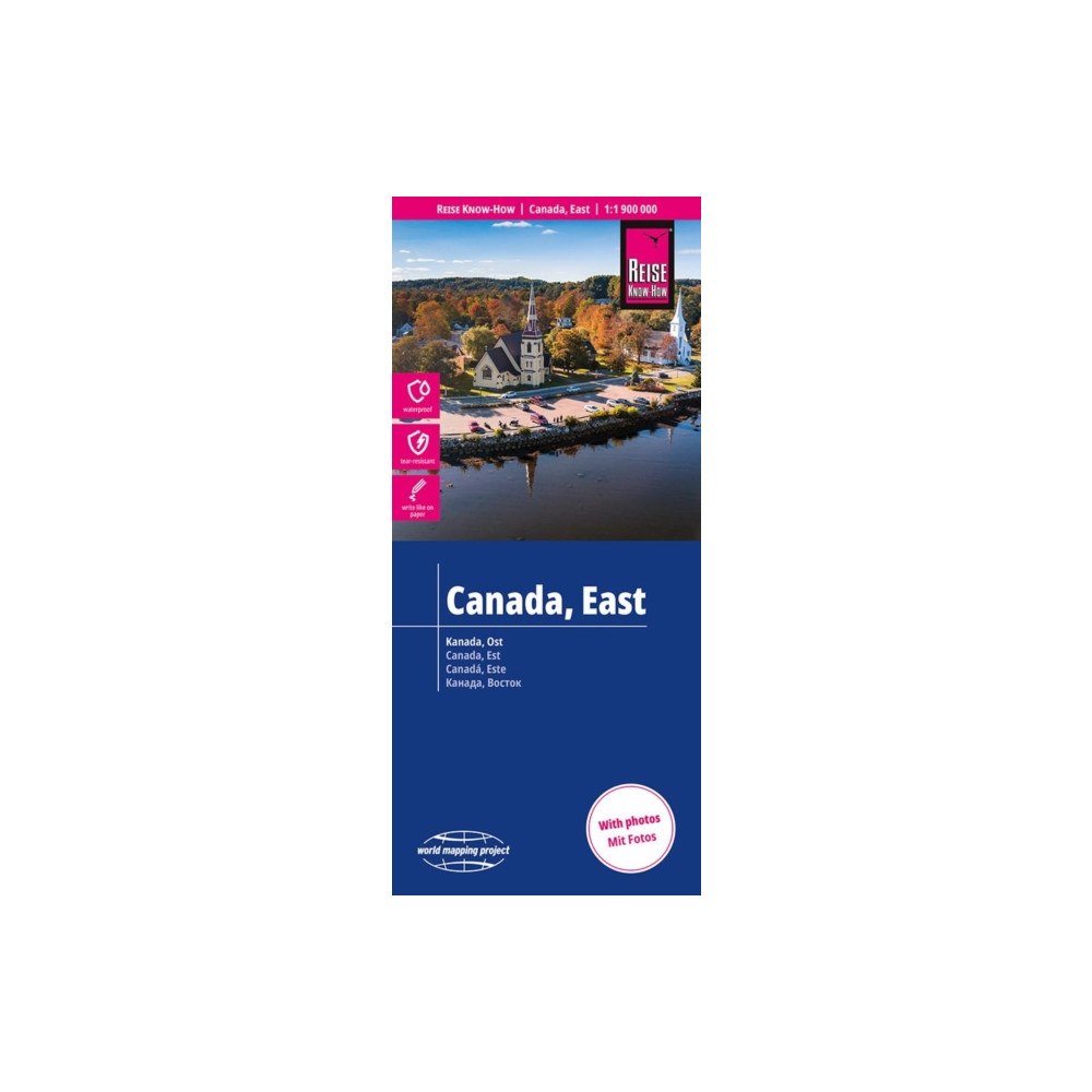 Reise Know-How Verlag Peter Rump GmbH East Canada (1:1.900.000)