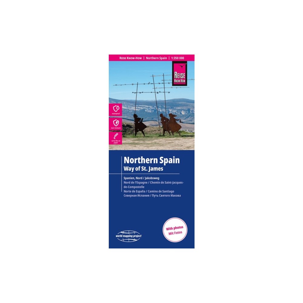 Reise Know-How Verlag Peter Rump GmbH Northern Spain and Way of St. James (1:350.000)