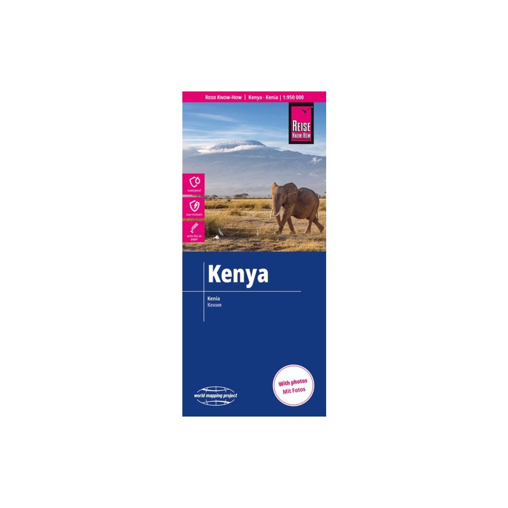 Reise Know-How Verlag Peter Rump GmbH Kenya (1:950.000)