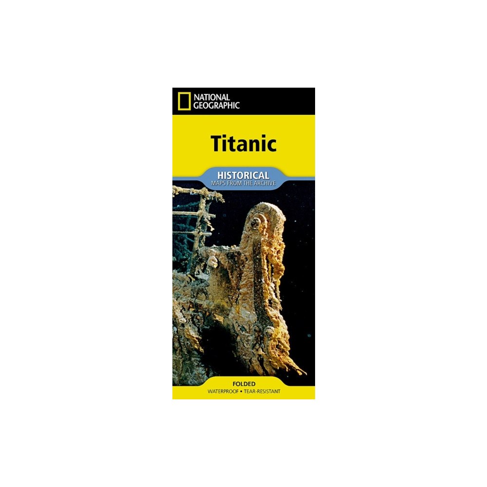 National Geographic Maps National Geographic Titanic Map