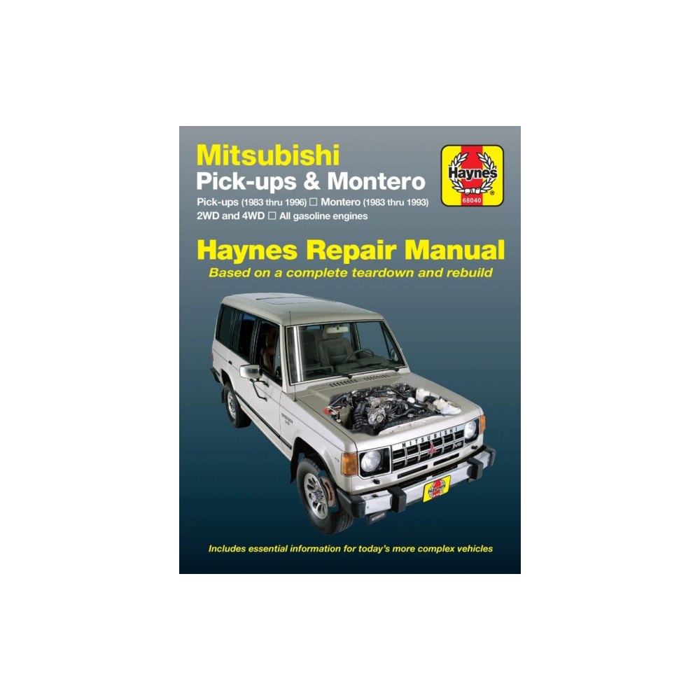Haynes Manuals Inc Mitsubishi Pick Up & Montero (83 - 96) (häftad, eng)