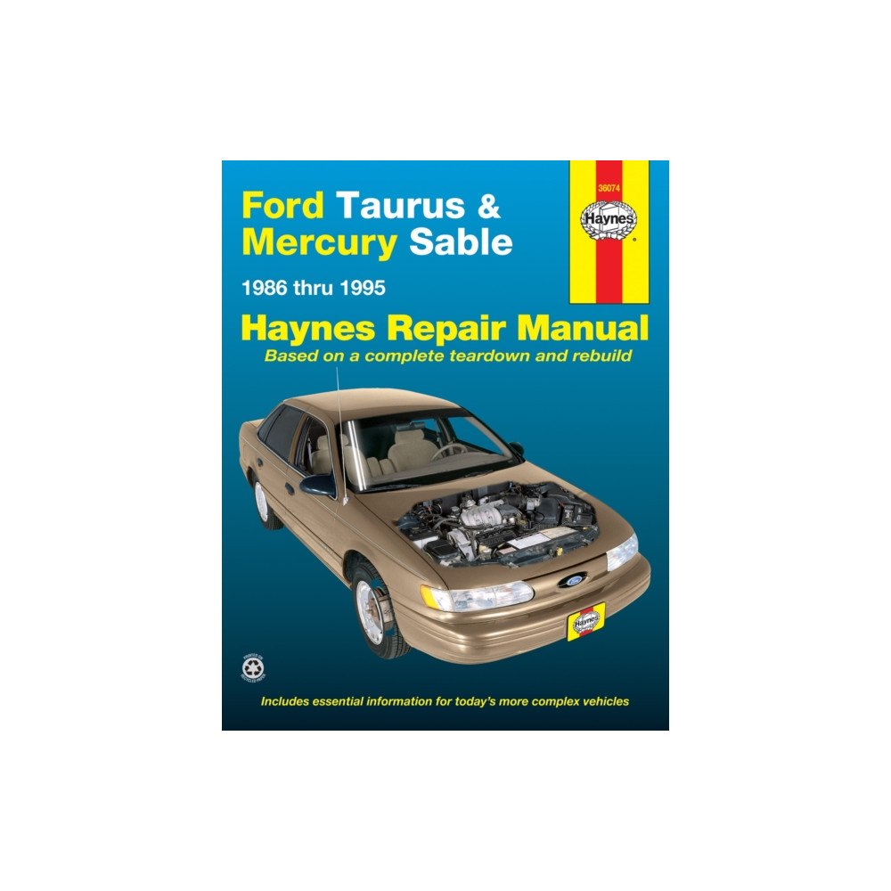 Haynes Manuals Inc Ford Taurus & Mercury Sable (1986-1995) Haynes Repair Manual (USA) (häftad, eng)