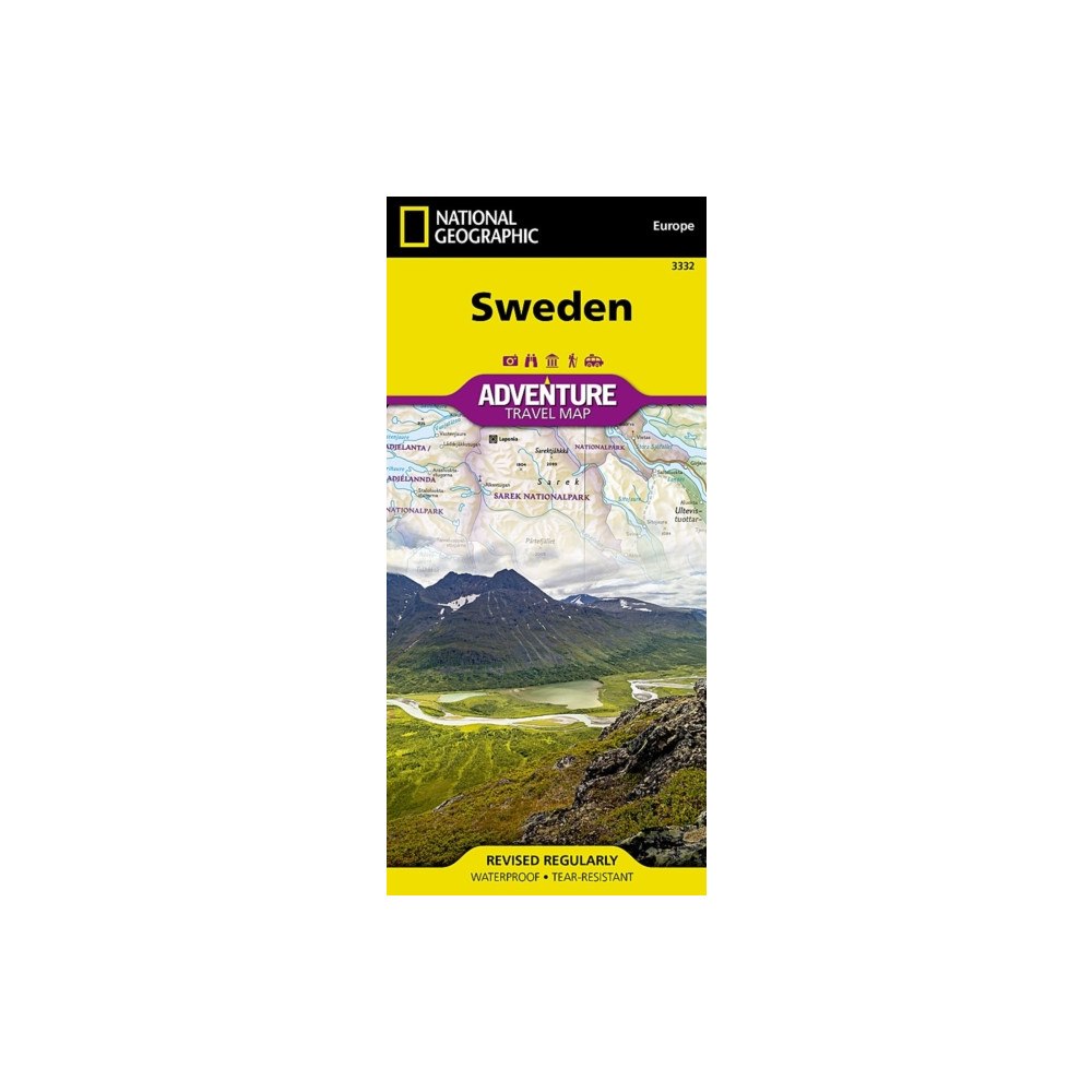 National Geographic Maps Sweden Adventure Map