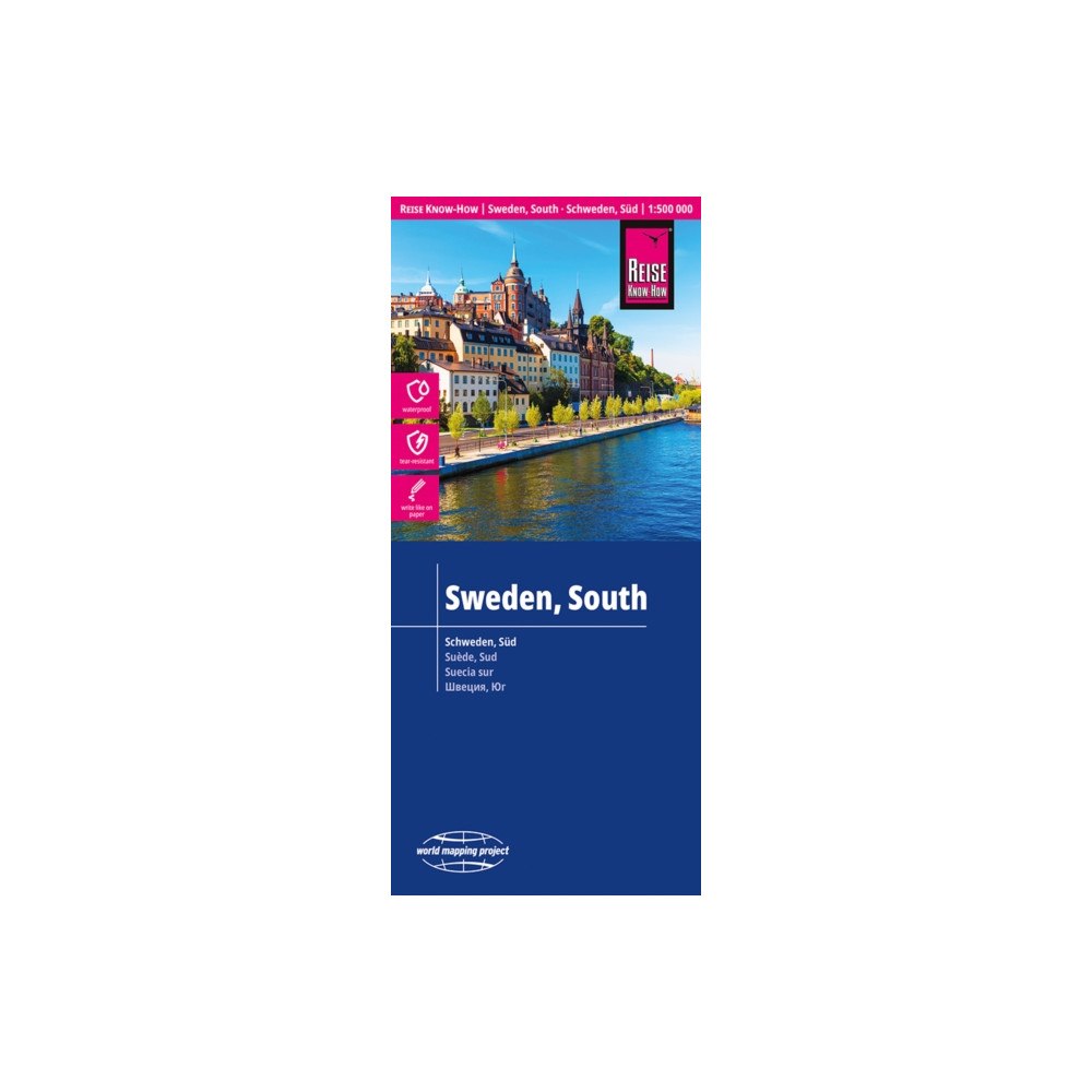 Reise Know-How Verlag Peter Rump GmbH Sweden, South Map