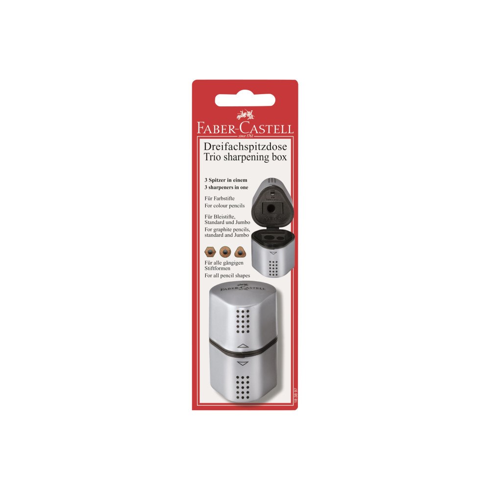 FABER-CASTELL Faber-Castell GRIP 2001 - tubvässare - silver