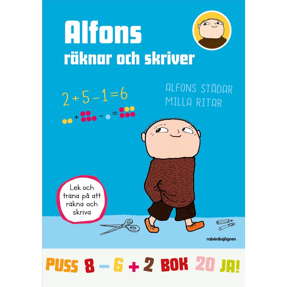 Gunilla Bergström Alfons räknar och skriver (häftad)