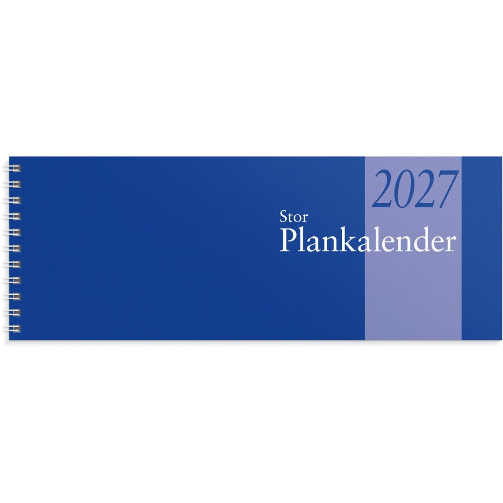 Burde Stor Plankalender 2027 spiralbunden