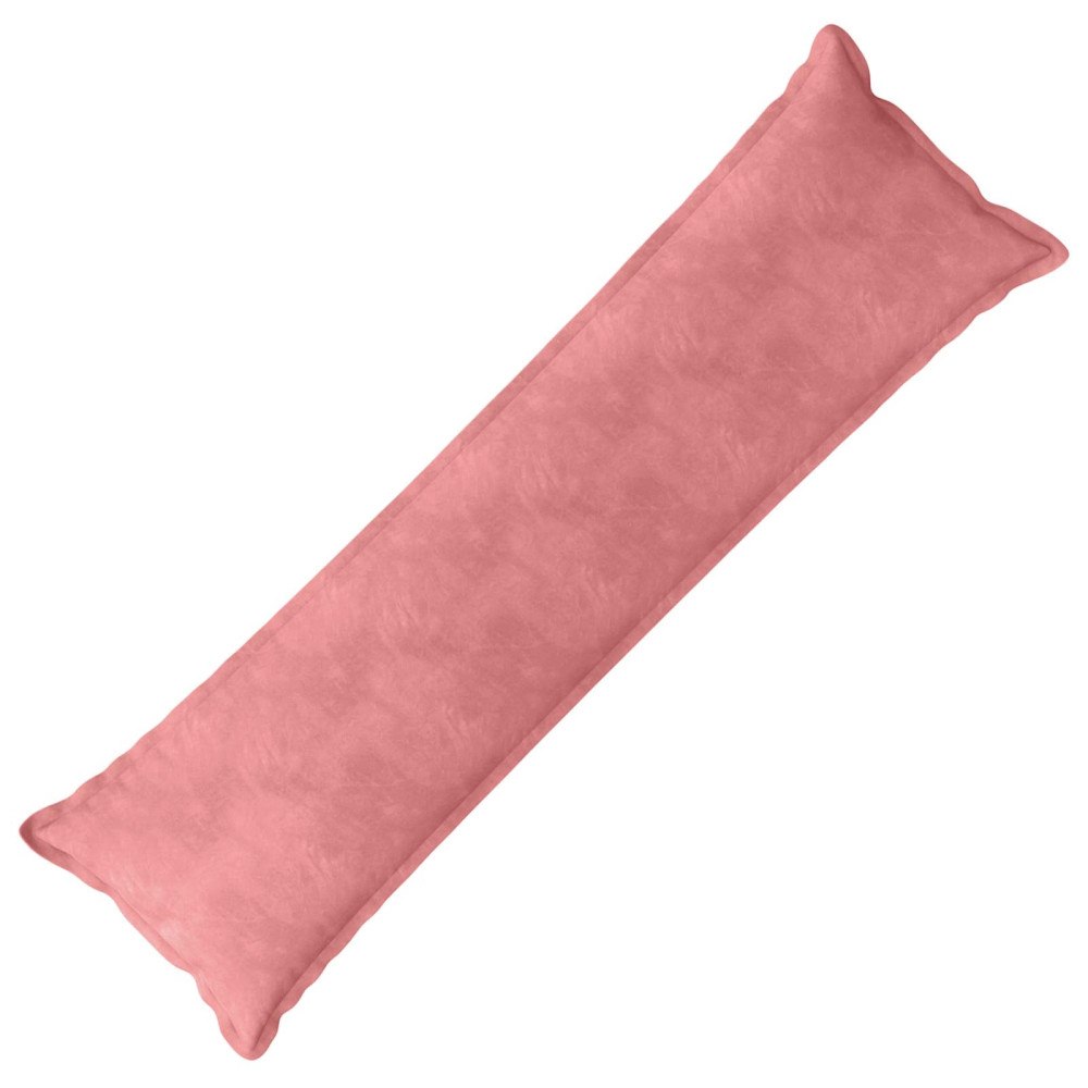 vidaXL Kudde med kudde HOUTEN Rosa 40 x 145 cm Sammet
