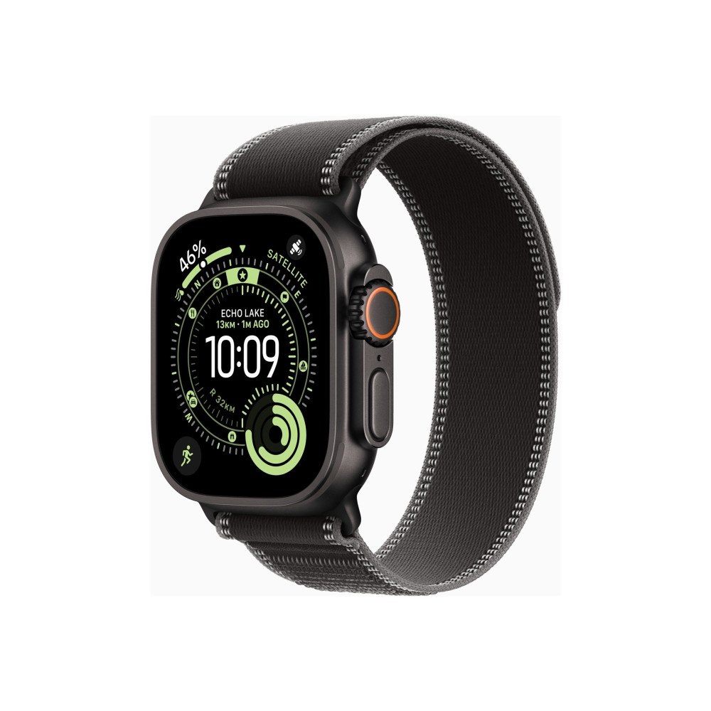 Apple Apple Watch Ultra 3 - svart titan - Ja smart klocka med Trail Loop - svart/kolsvart - 64 GB