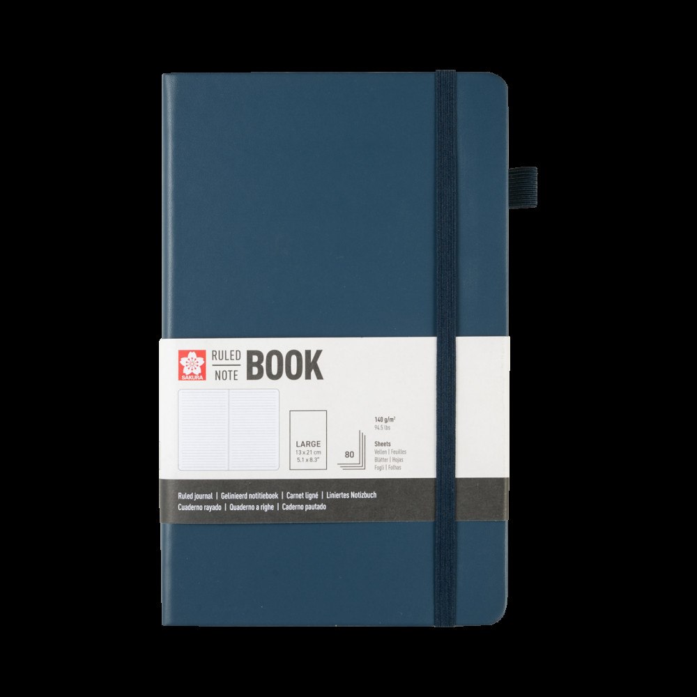 Art Creation Linjerad Anteckningsbok Deep Indigo 13x21 cm