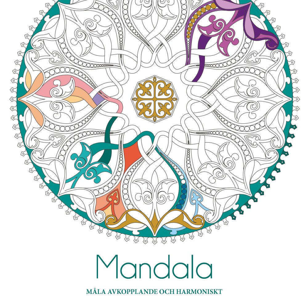Tukan Förlag Mandala. Måla avkopplande och harmoniskt (häftad)