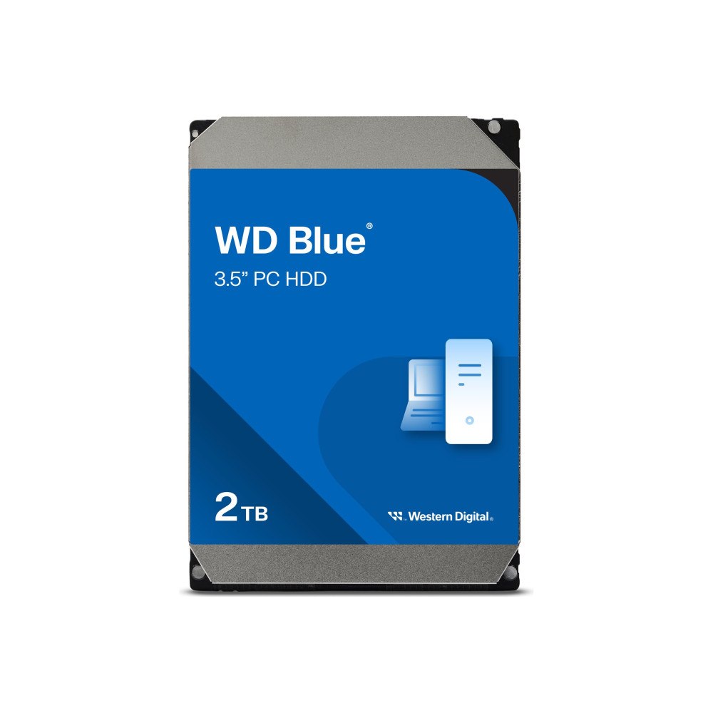 Western Digital WD Blue WD20EARZ - hårddisk - 2 TB - SATA 6Gb/s