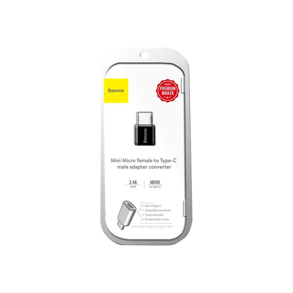 Baseus Baseus Mini - USB typ C-adapter - mikro-USB typ B till USB-C