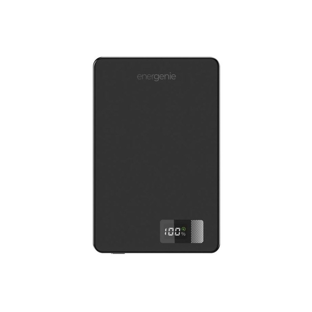 Gembird Gembird trådlös powerbank - 15 W magnetisk, med LCD - Li-pol - USB, USB-C - 20 watt