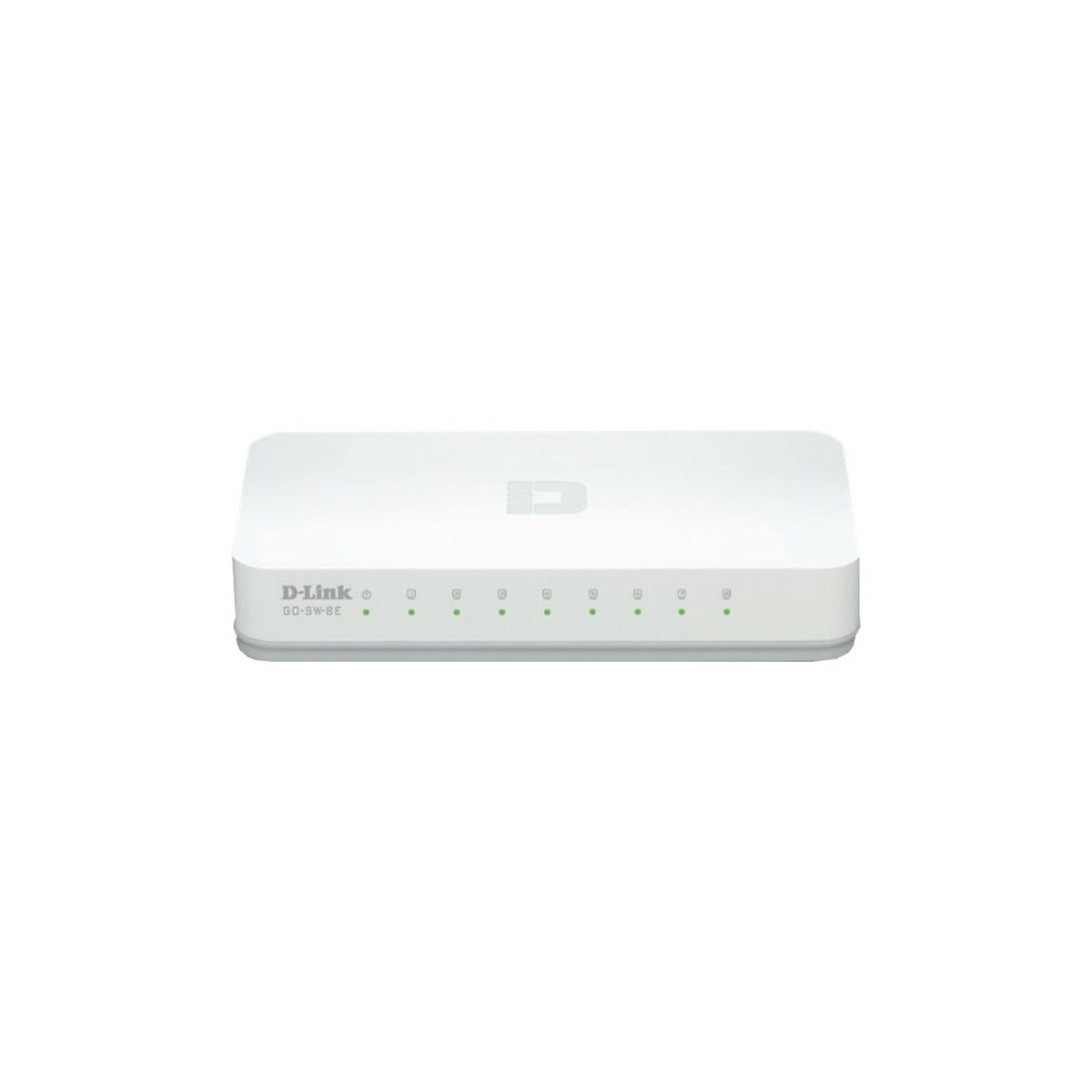 D-Link Systems dlinkgo GO-SW-8E - switch - 8 portar