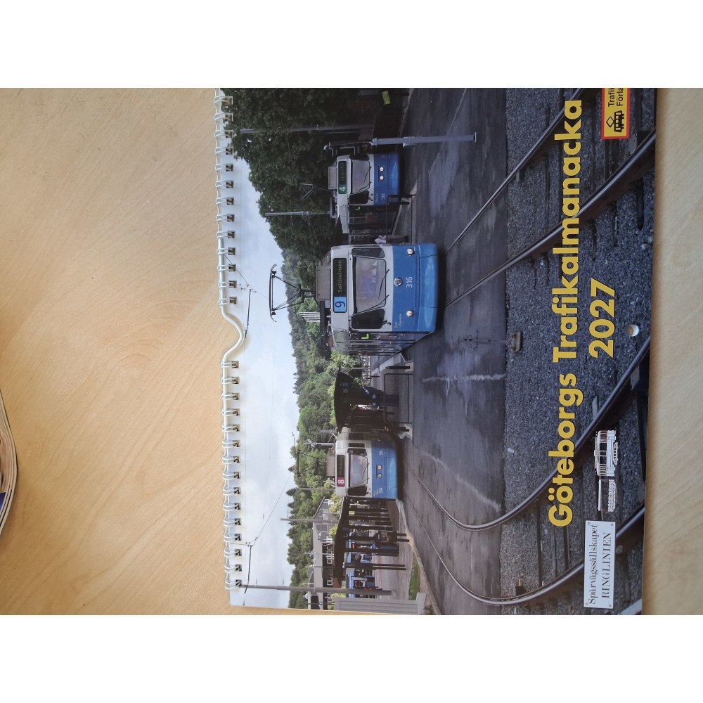 Trafik-Nostalgiska Förlaget Göteborgs Trafikalmanacka 2027 (bok)