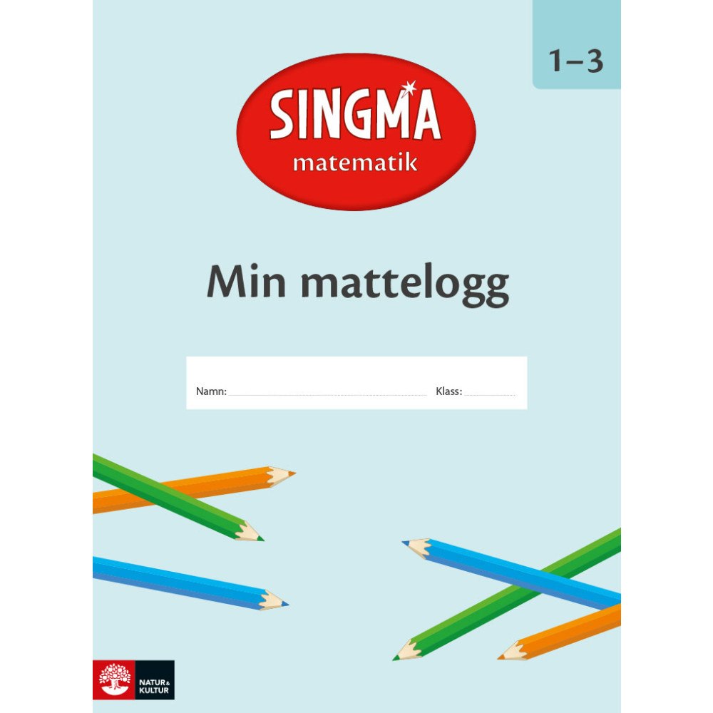 Pia Agardh Singma matematik åk 1-3 Min mattelogg (10-pack) (häftad)