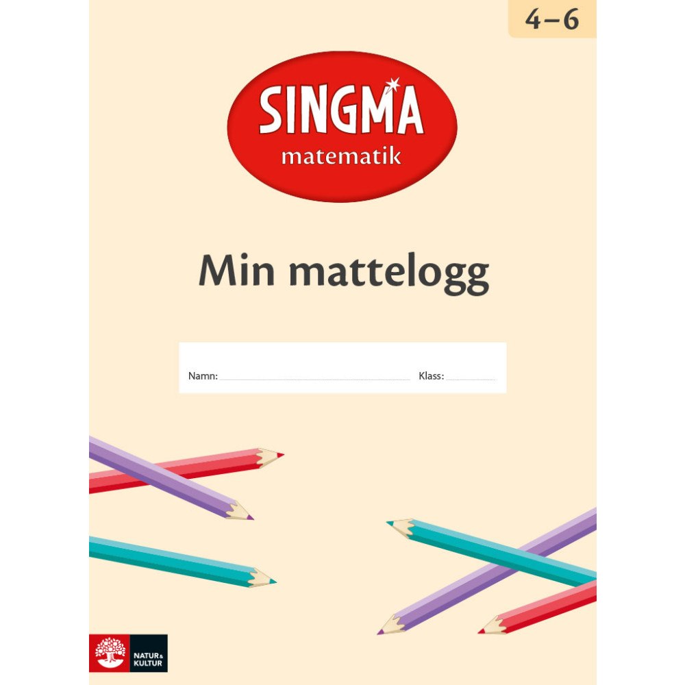 Natur & Kultur Läromedel och Akademi Singma matematik åk 4-6 Min mattelogg  (10-pack) (häftad)