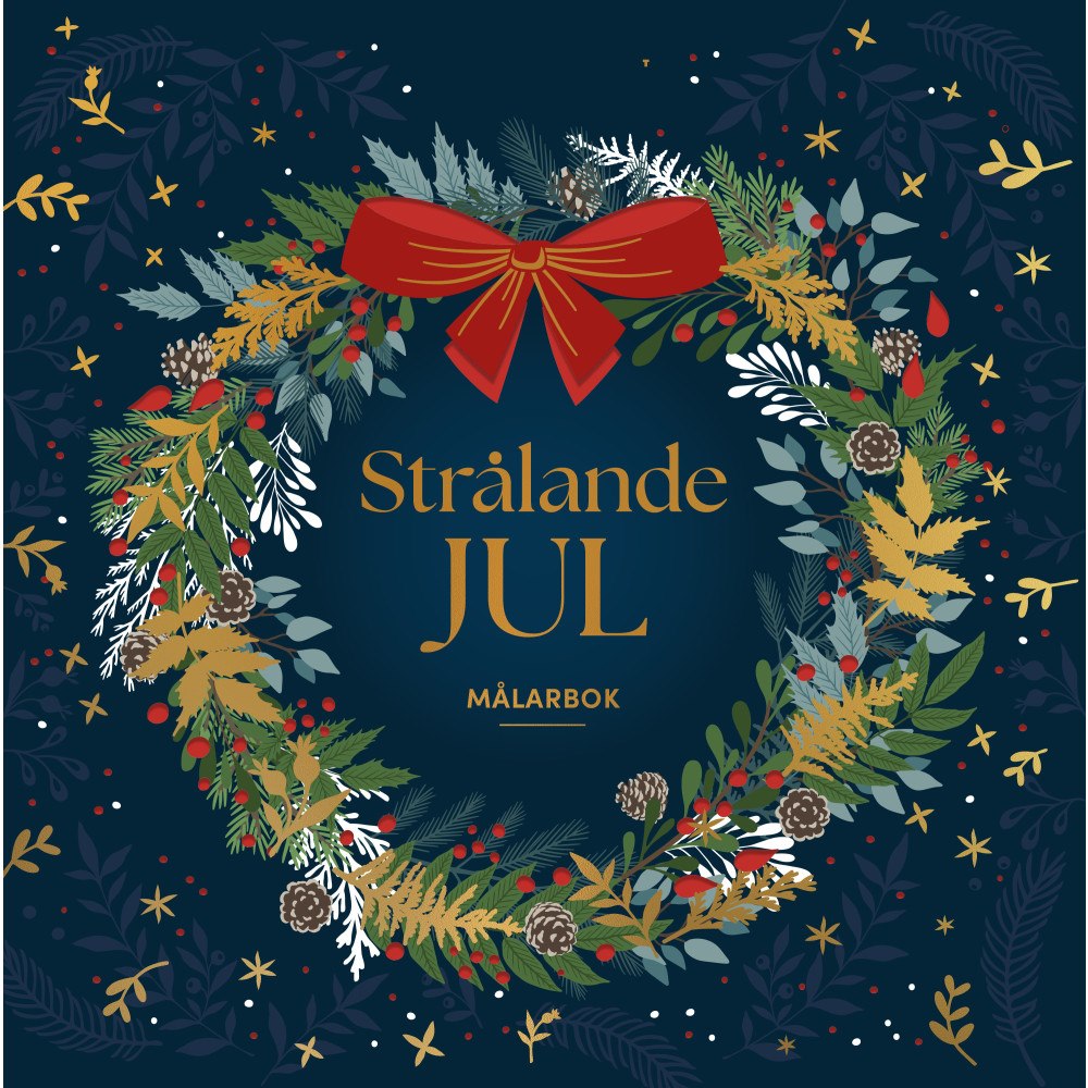 Tukan Förlag Strålande jul. Målarbok (häftad)