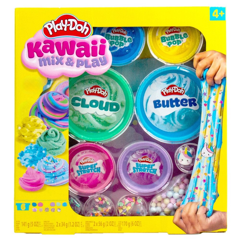 Play-Doh Play-Doh Kawaii Mix & Play 6 pack