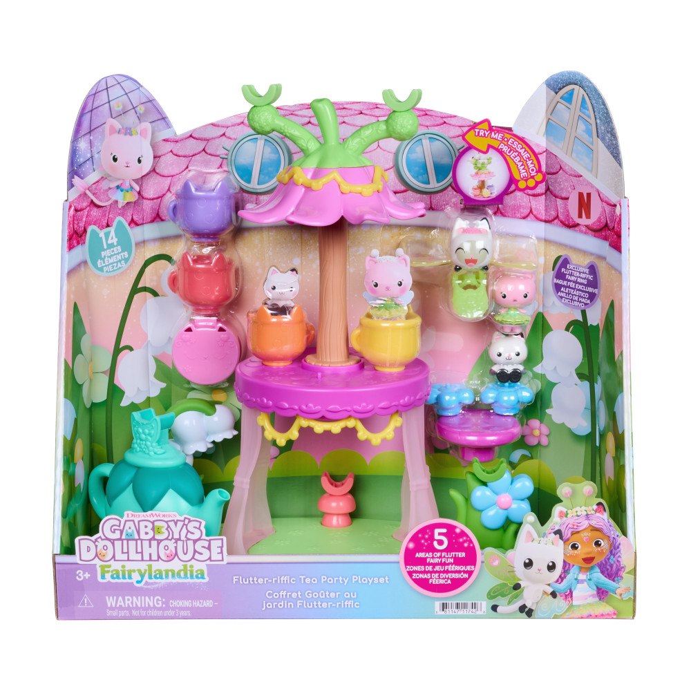 Gabby's Dollhouse Gabby's D. Flutterriffic Te Party Set