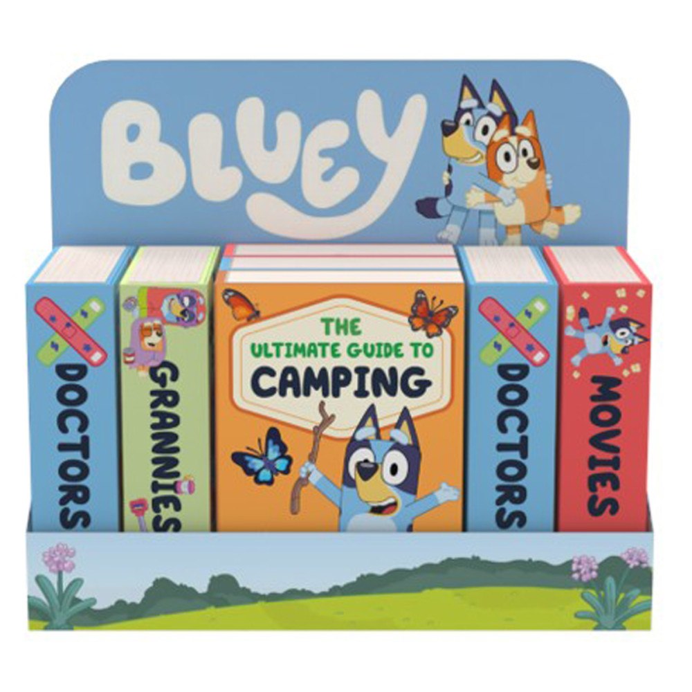 Bluey Bluey Rollbok Camping
