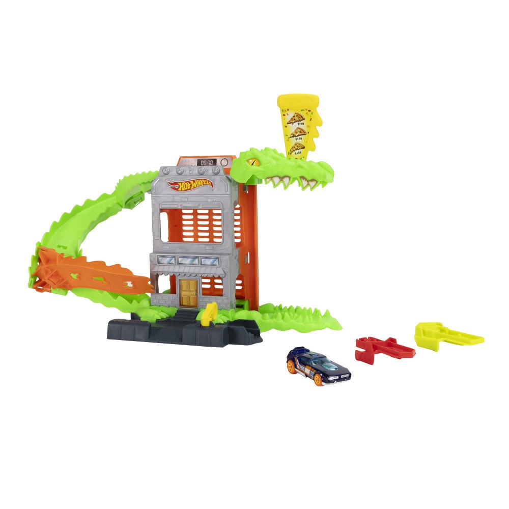 Hot Wheels HW City Ärkefiende Krokodil Pizzeria