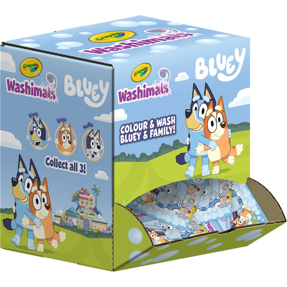 CRAYOLA Scribble Scrubbie Bluey 24 st CDU