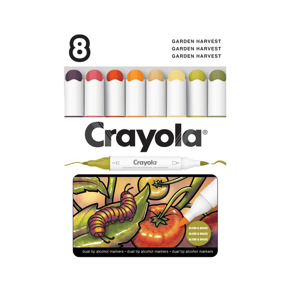 CRAYOLA Crayola Art Markers 8 st Trädgårdsskörd