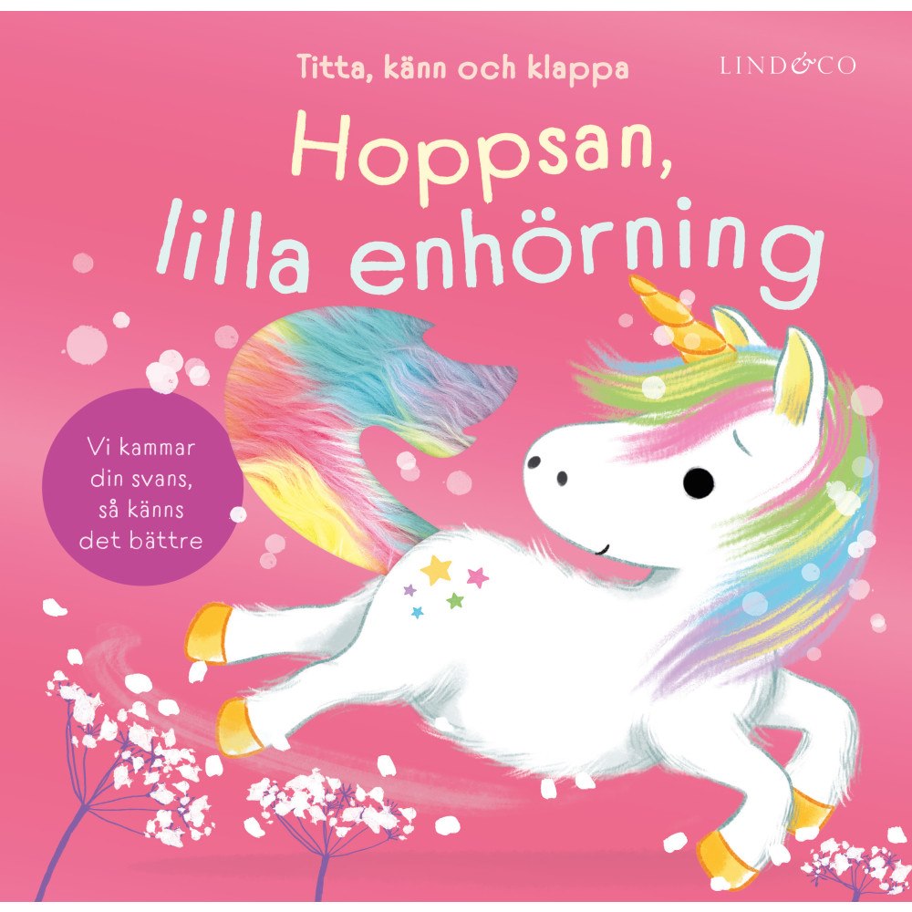 Anna Milbourne Hoppsan, lilla enhörning : titta känn och klappa (bok, board book)