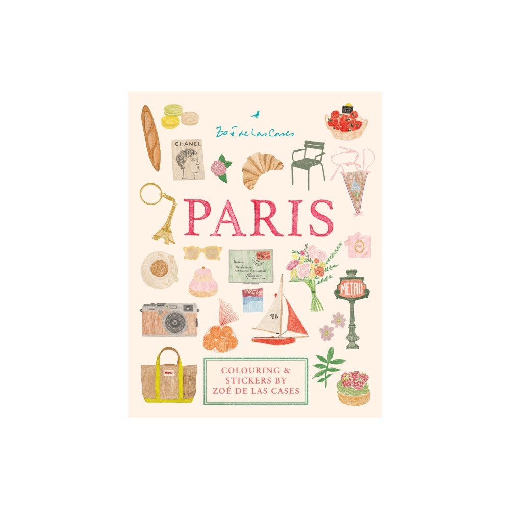Octopus publishing group Paris: Colouring and stickers by Zoé de Las Cases (inbunden, eng)