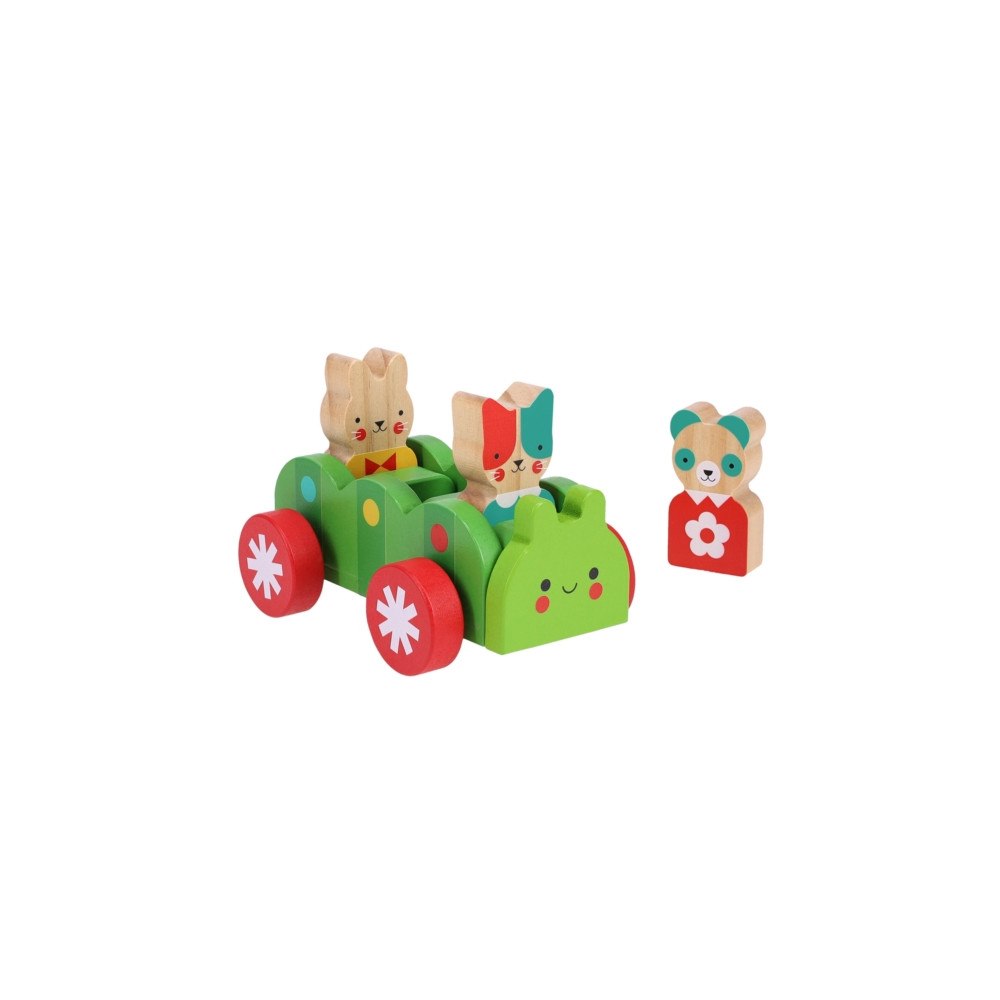 Chronicle Books Bug Bus Wooden Play Set