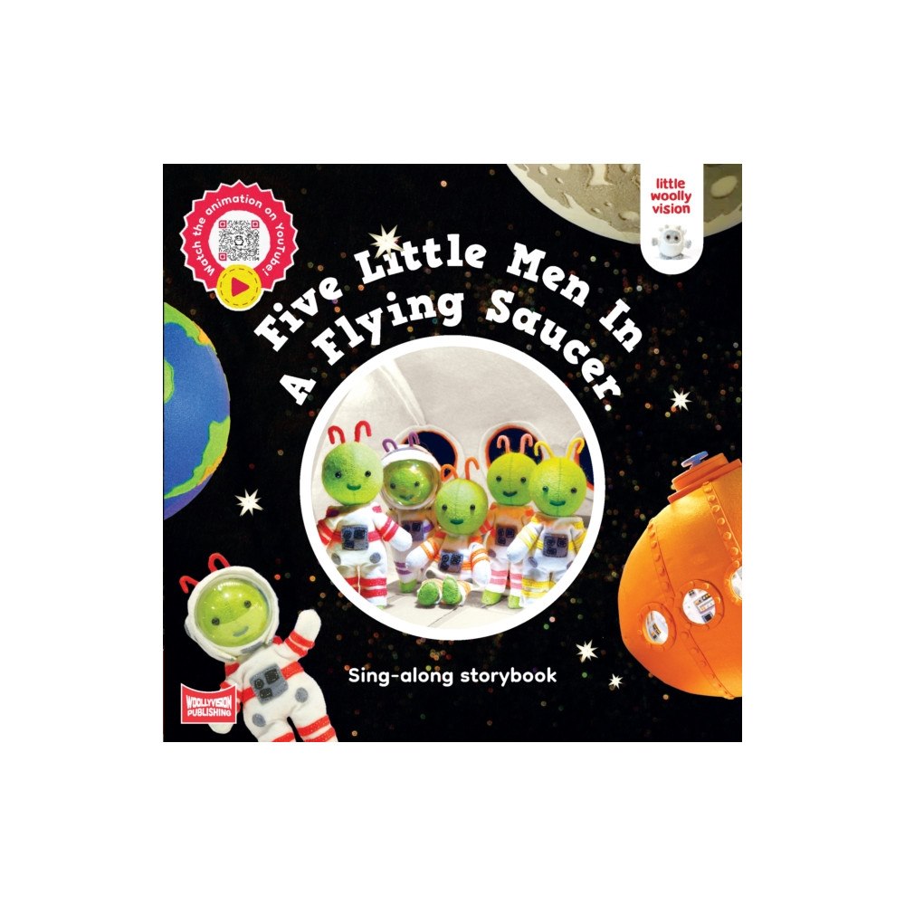 Woolly Vision Ltd Five Little Men In A Flying Saucer (inbunden, eng)