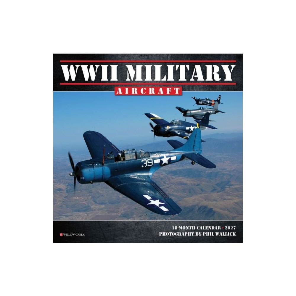 Willow Creek Press WWII Military Aircraft 2027 Mini (häftad, eng)