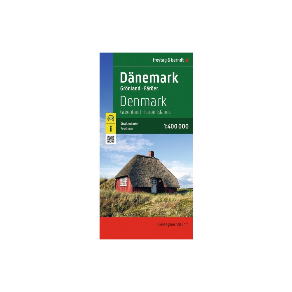 Freytag-Berndt Denmark - Greenland - Faroe Islands, Road Map 1:400.000 (häftad, eng)