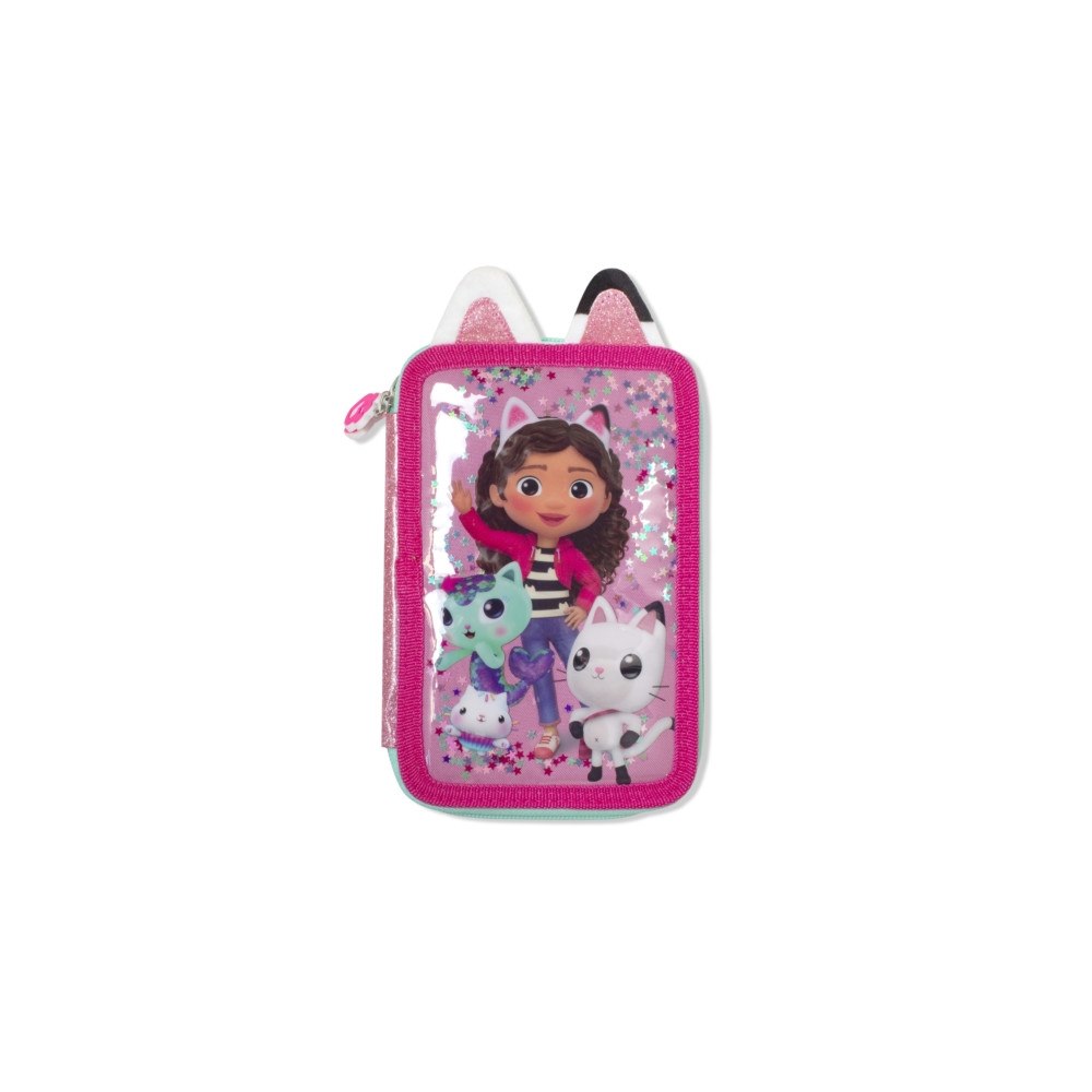 PEERS HARDY GABBYS DOLLHOUSE FILLED DOUBLE PENCIL CASE