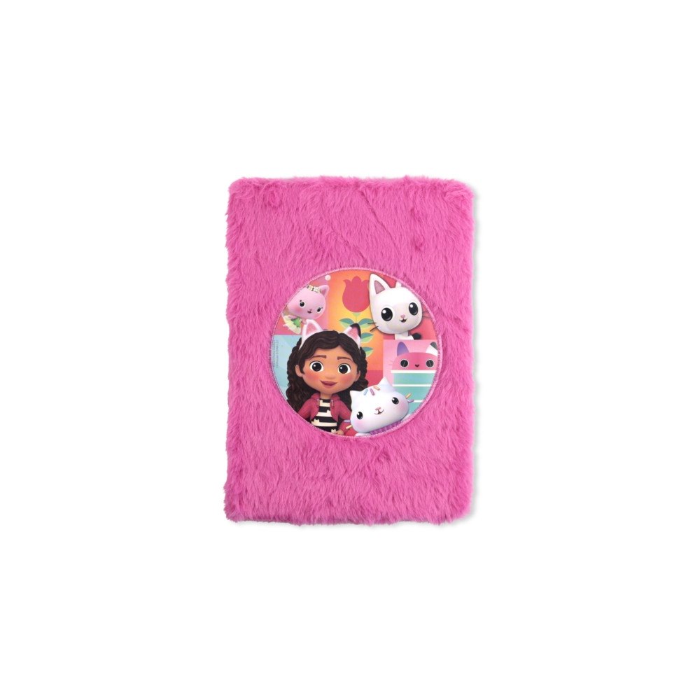 PEERS HARDY GABBY'S DOLLHOUSE A5 PLUSH NOTEBOOK