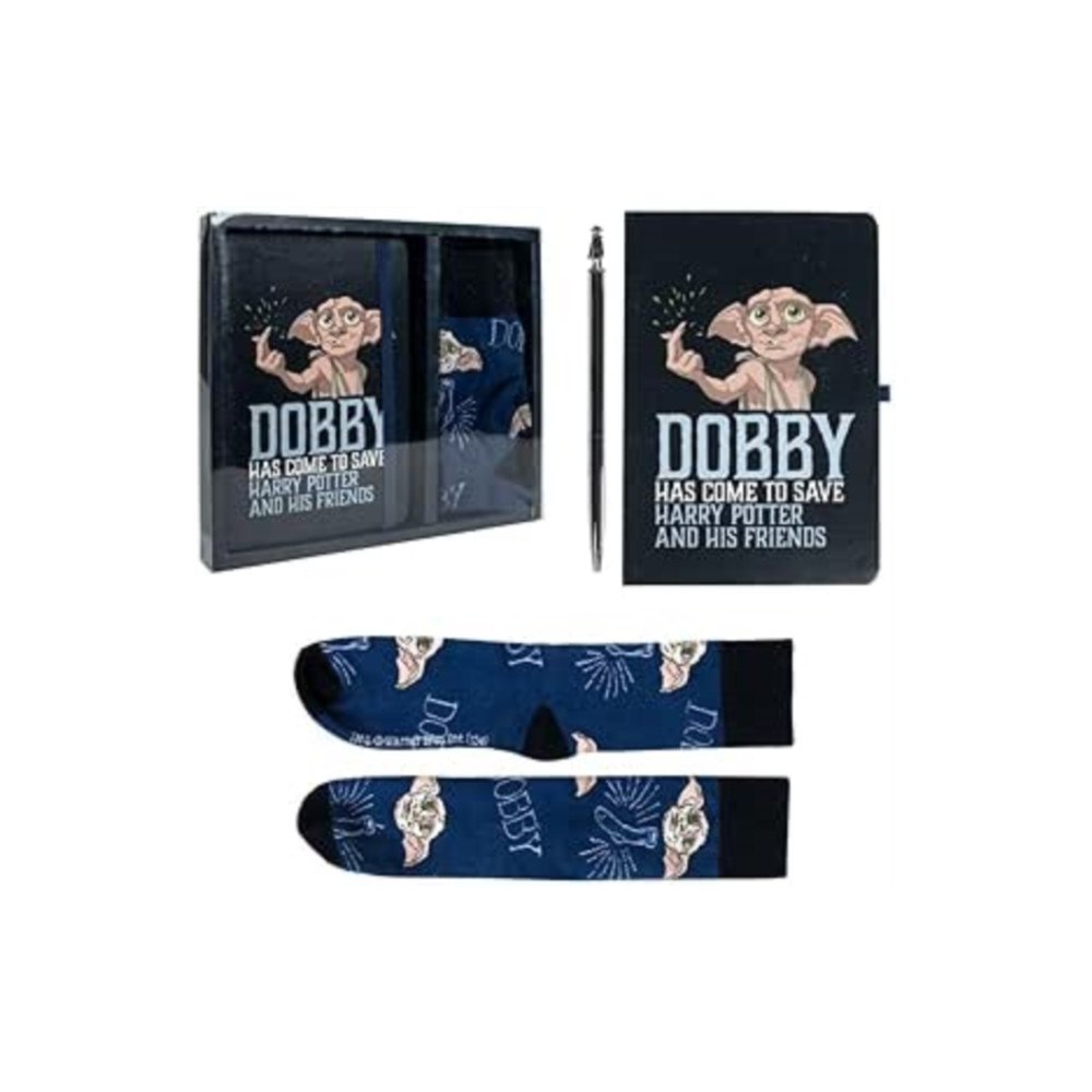 PEERS HARDY Dobby Notebook, Pen and Sock Set