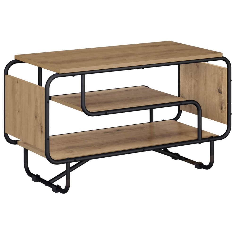 vidaXL TV-bänk 80 x 36 x 45 cm Artisan-ek Konstruerat trä