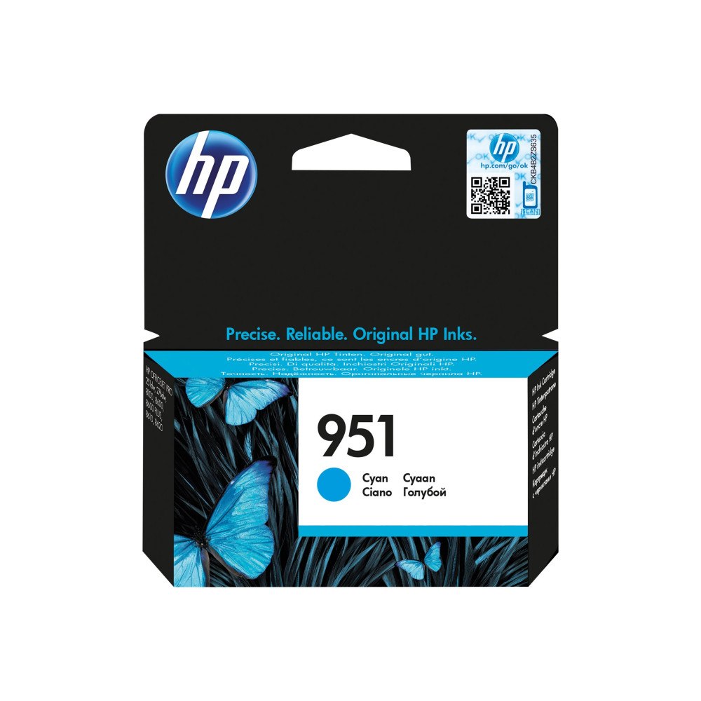 Hewlett-Packard HP 951 - cyan - original - bläckpatron