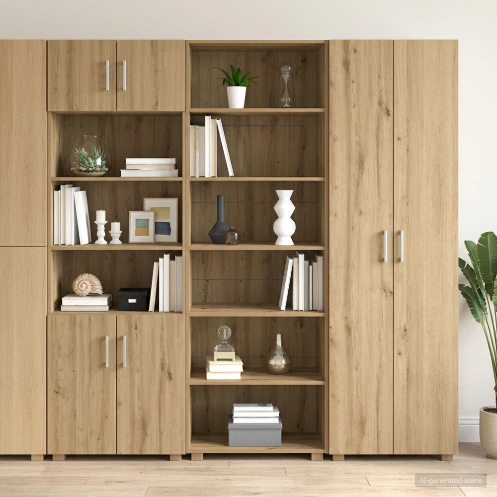 vidaXL Sideboard Artisan-ek 70 x 41 x 185 cm Konstruerat trä