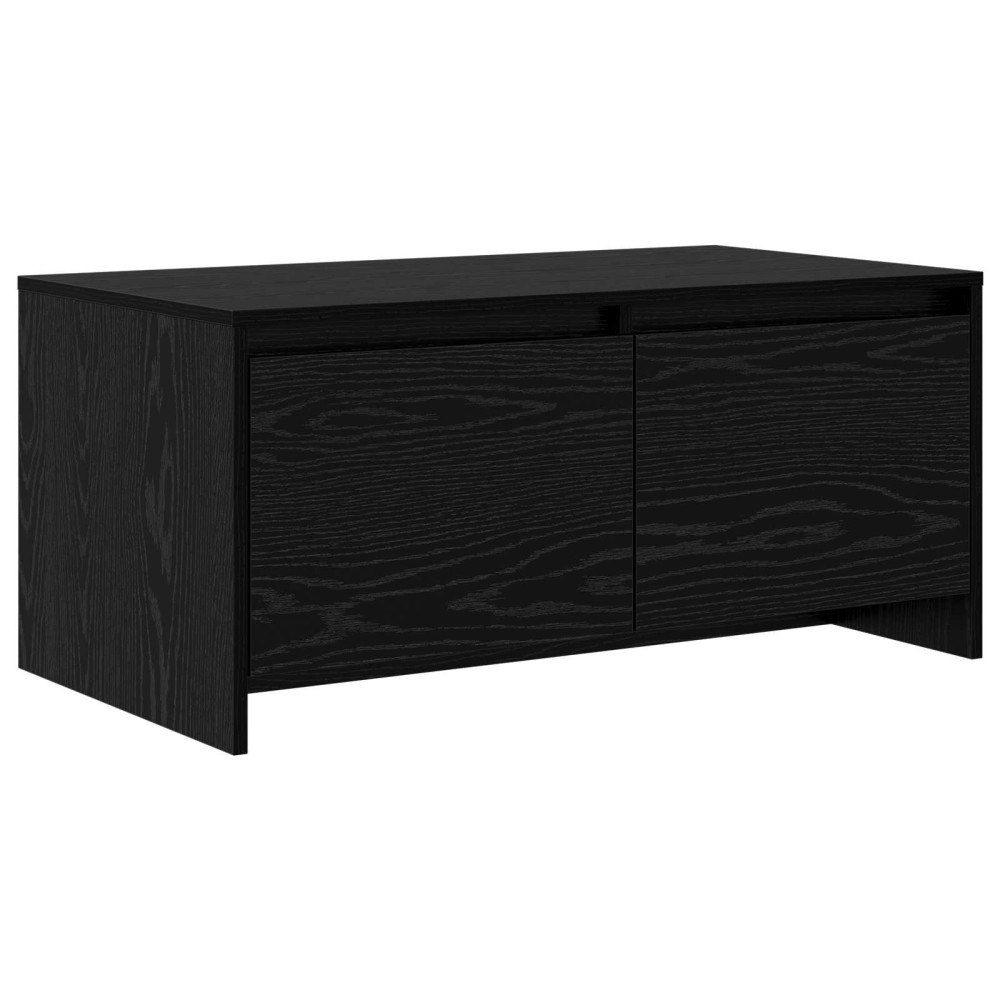 vidaXL Soffbord Svart ek 90 x 50 x 41,5 cm Konstruerat trä