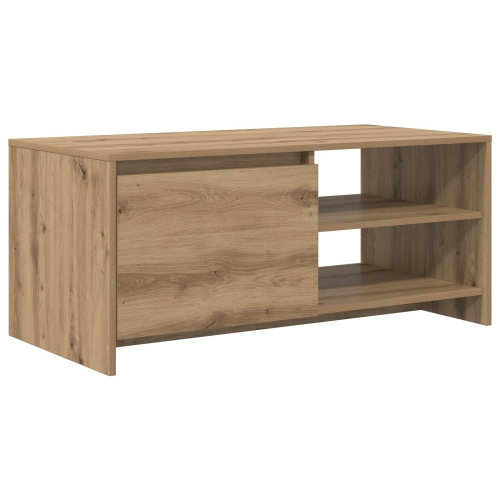 vidaXL Soffbord Artisan-ek 102 x 50 x 45 cm Träkomposit