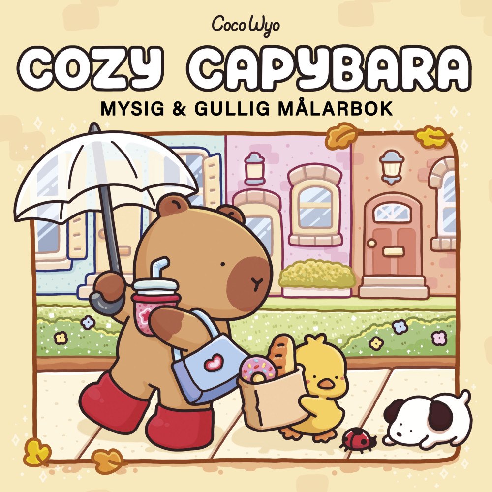 Coco Wyo Cozy Capybara : Mysig och gullig Cozy Coloring målarbok från Coco Wyo (häftad)