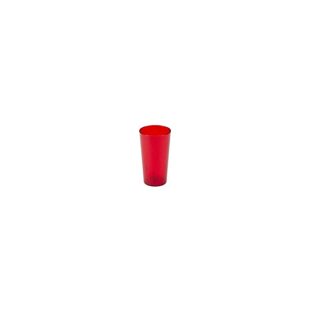 Multi Glas 485 ml Ø8xH14,6 cm SAN med utvändigt mönster Ruby röd,...