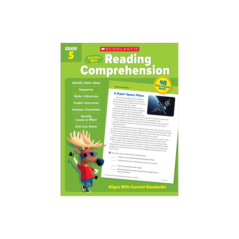 Not Stated Scholastic Success with Reading Comprehension Grade 5 Workbook (häftad, eng)