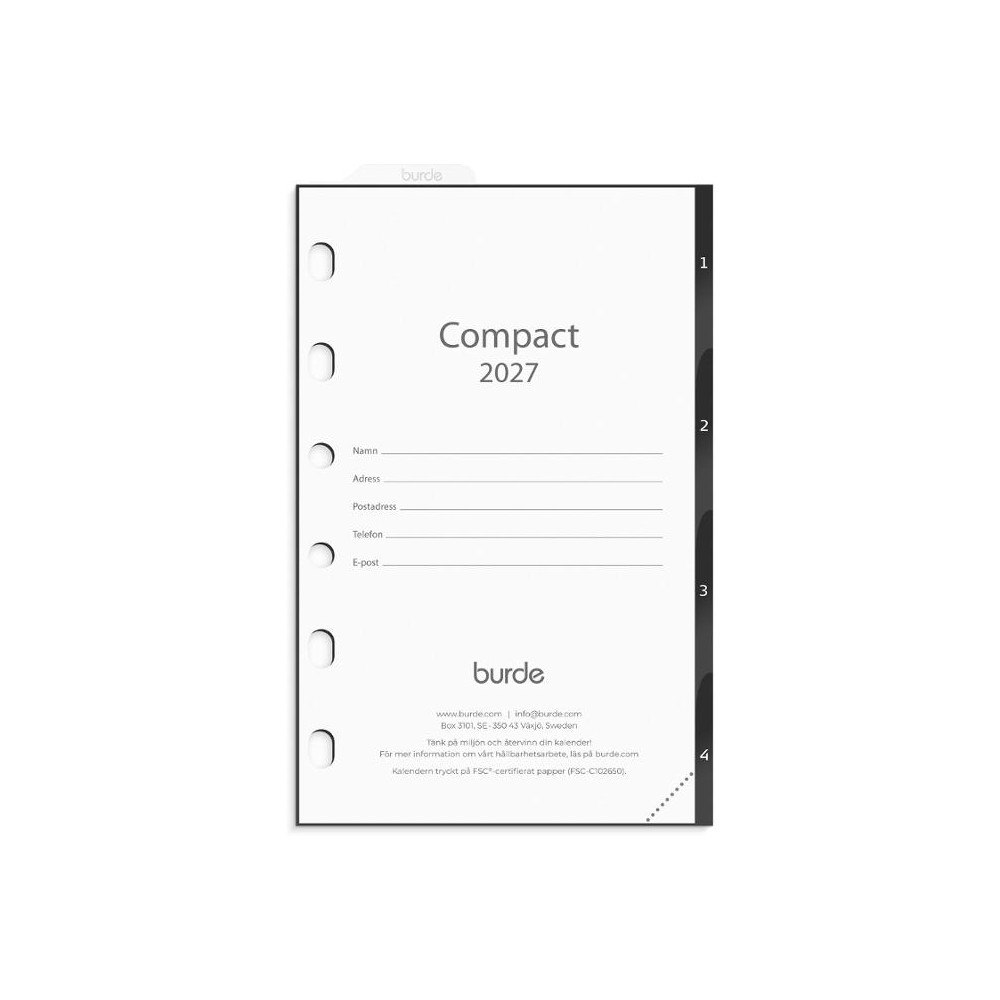 Burde Compact grundsats 2027